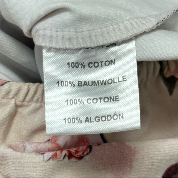 Samantha Pleet Starcrossed 3/4 Sleeve Bodysuit Collage Stretch Cream Medium - Picture 8 of 15